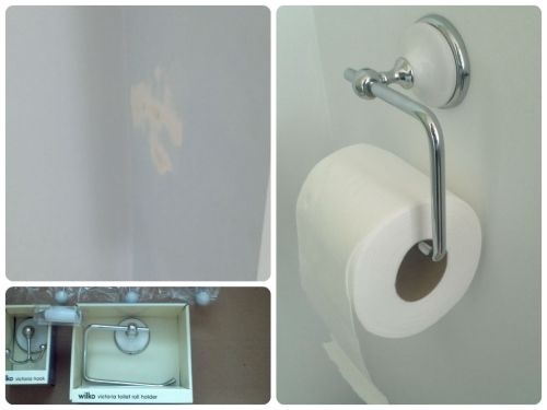 Bathroom Makeover on a Budget The Loo Roll Holder
