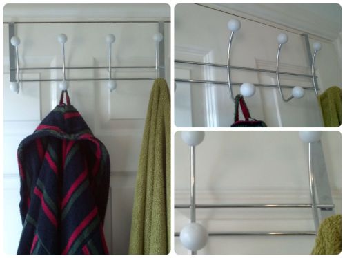 Bathroom Makeover on a Budget The Over Door Hook