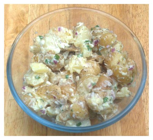 Baby Potato Salad with Mint and Onion