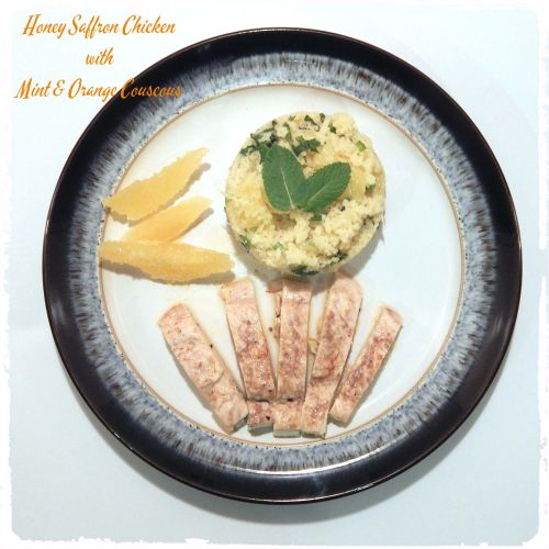 Cooking with Gousto – Honey Saffron Chicken with Mint & Orange Couscous