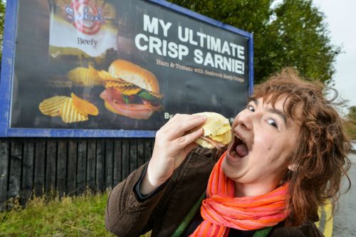 My 15 minutes of fame with Seabrook Crisps .