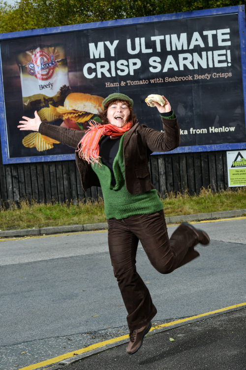 My 15 minutes of fame with Seabrook Crisps ...