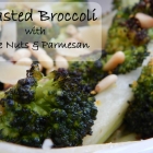Roasted Broccoli with Pine Nuts and Parmesan Cheese