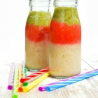 Triple Coloured Pure Fruit Smoothie