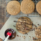 Coffee, Chocolate & Pecan Cookies