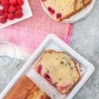 Raspberry Yogurt Loaf Cake
