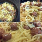 What’s Cooking – Spaghetti with Eggs and Sausage