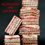 What’s Cooking – Chocolate and Jam Wafers