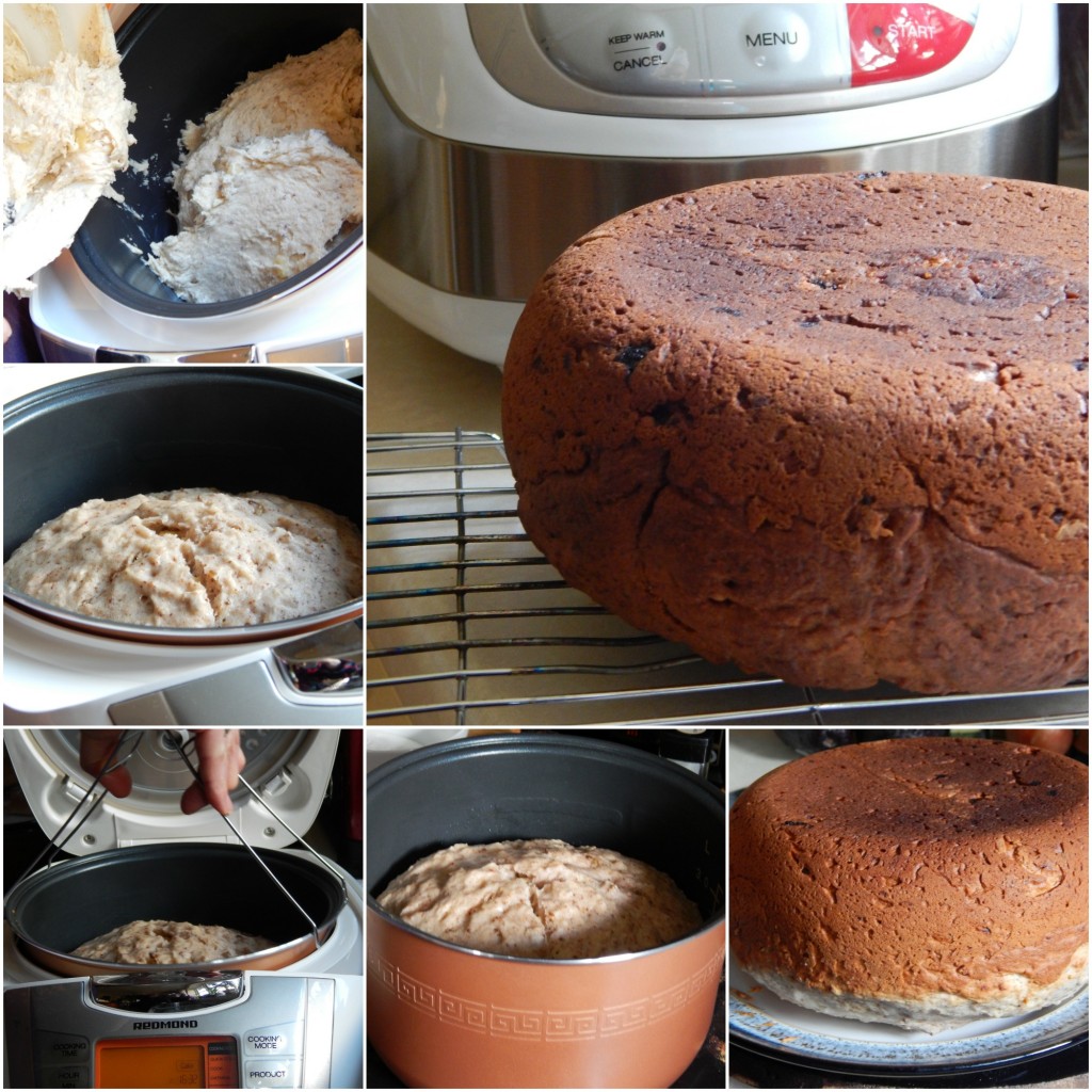 Redmond Multicooker and Banana Nut Cake in the making