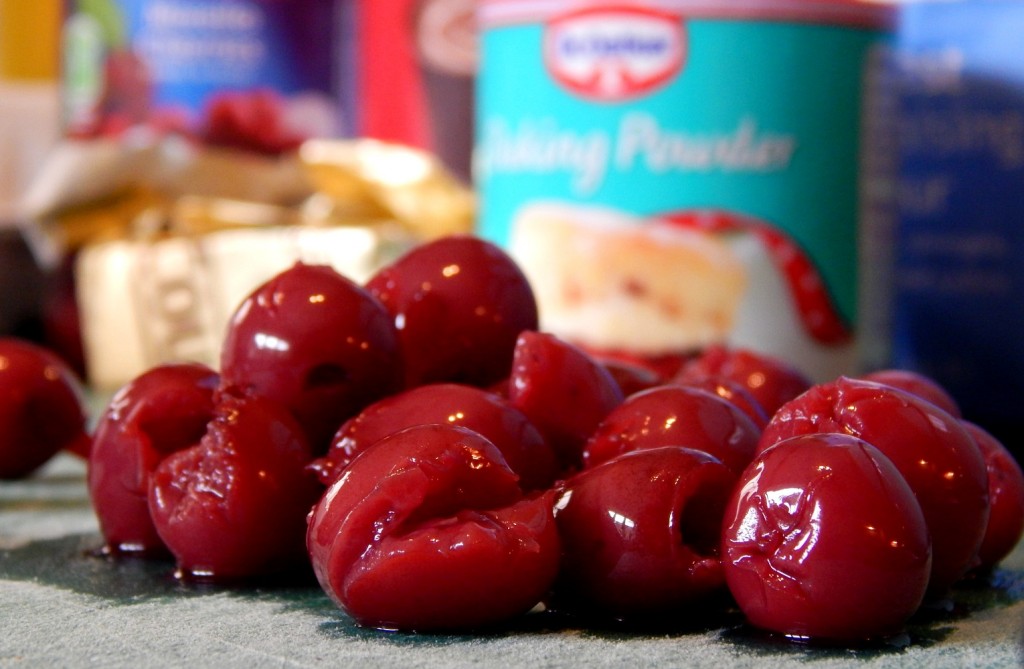 Cherries for Double Chocolate and Cherry Cake