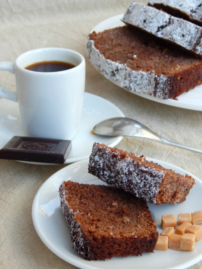 Chocolate, Fudge & Espresso Coffee Drizzle Cake