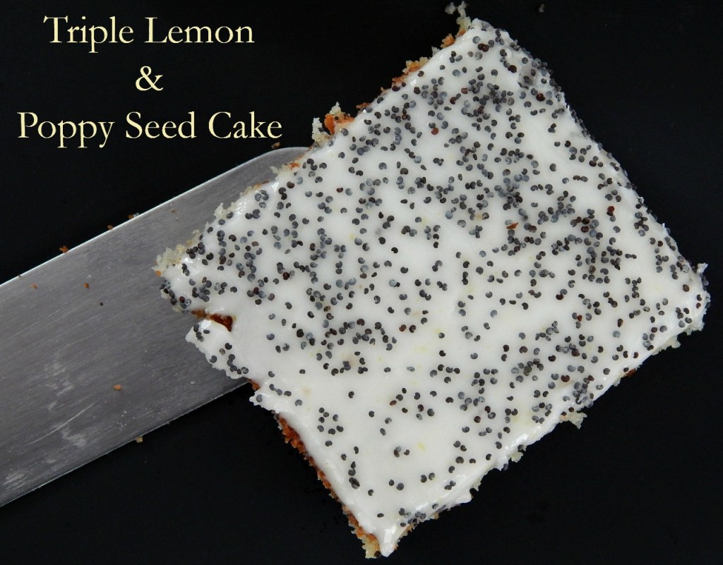 Triple Lemon and Poppy Seed Sheet Cake