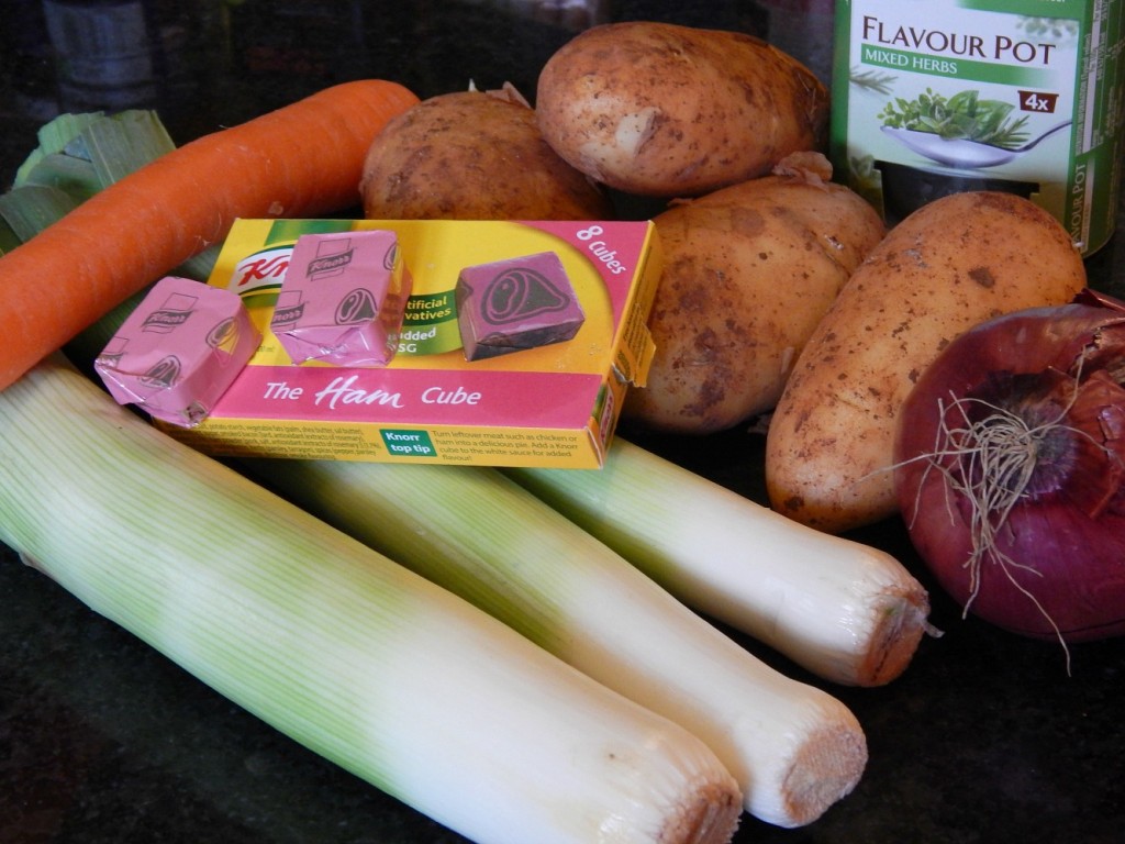 What’s Cooking – Leek and Potato Soup Ingredients