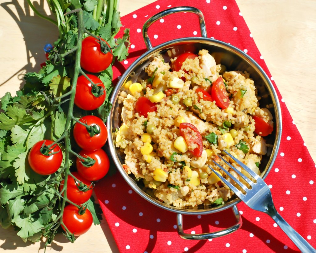 Honey and Mustard Chicken Couscous Salad