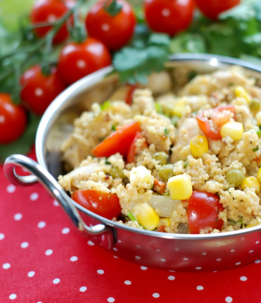 My Honey & Mustard Chicken Couscous Salad
