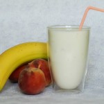 Peach & Banana Yogurt Shake