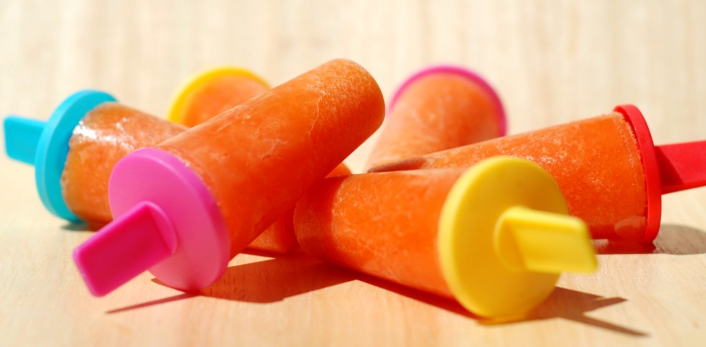 Bring on the summer – Papaya And Orange Ice Lolly