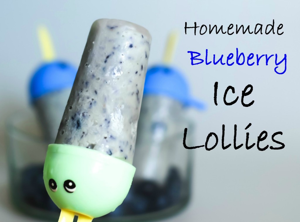My Homemade Blueberry Ice Lollies