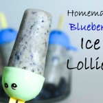 Homemade Blueberry Ice Lollies