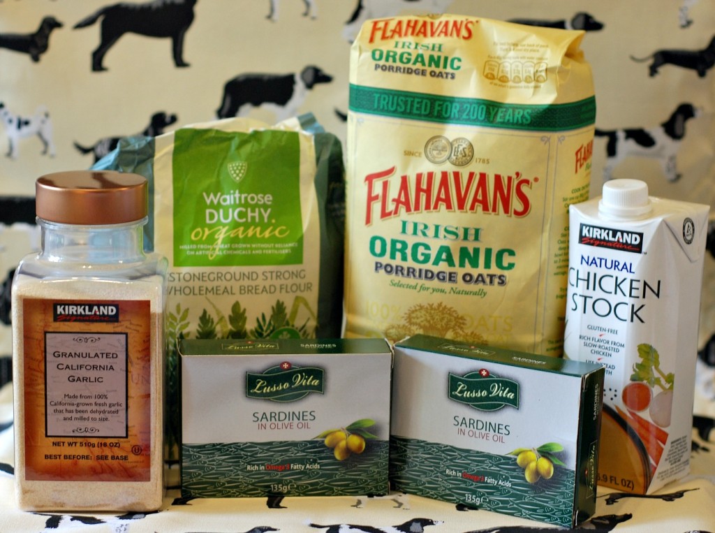 Sardine & Oats Dog Cookies - Ingredients