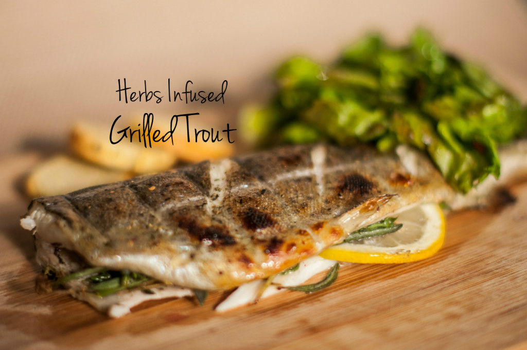 Herbs Infused Grilled Trout