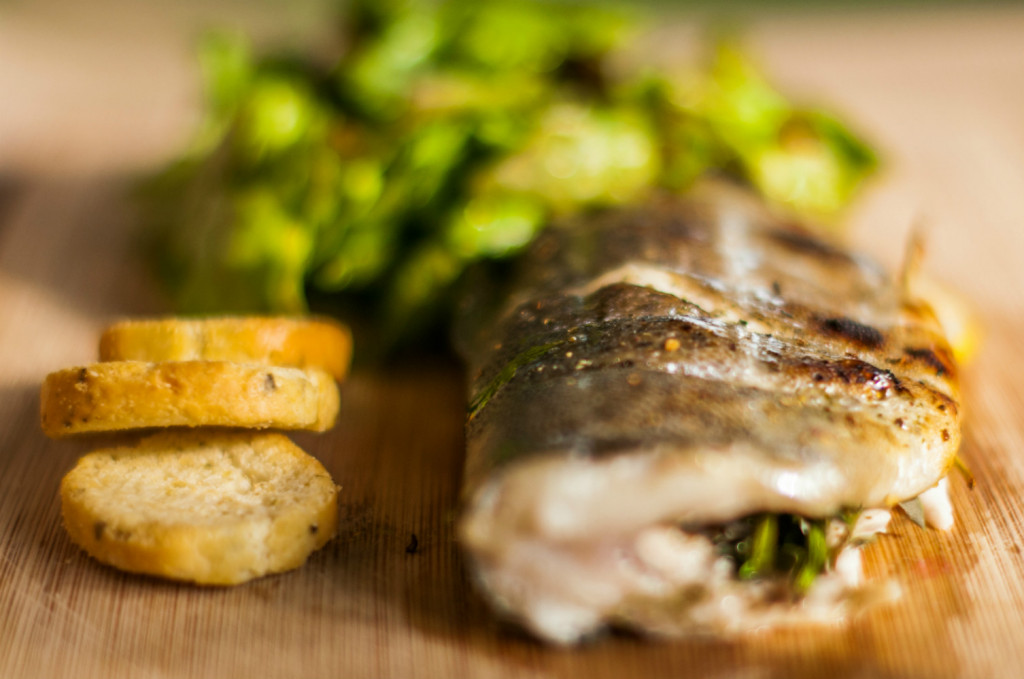 My Herbs Infused Grilled Trout
