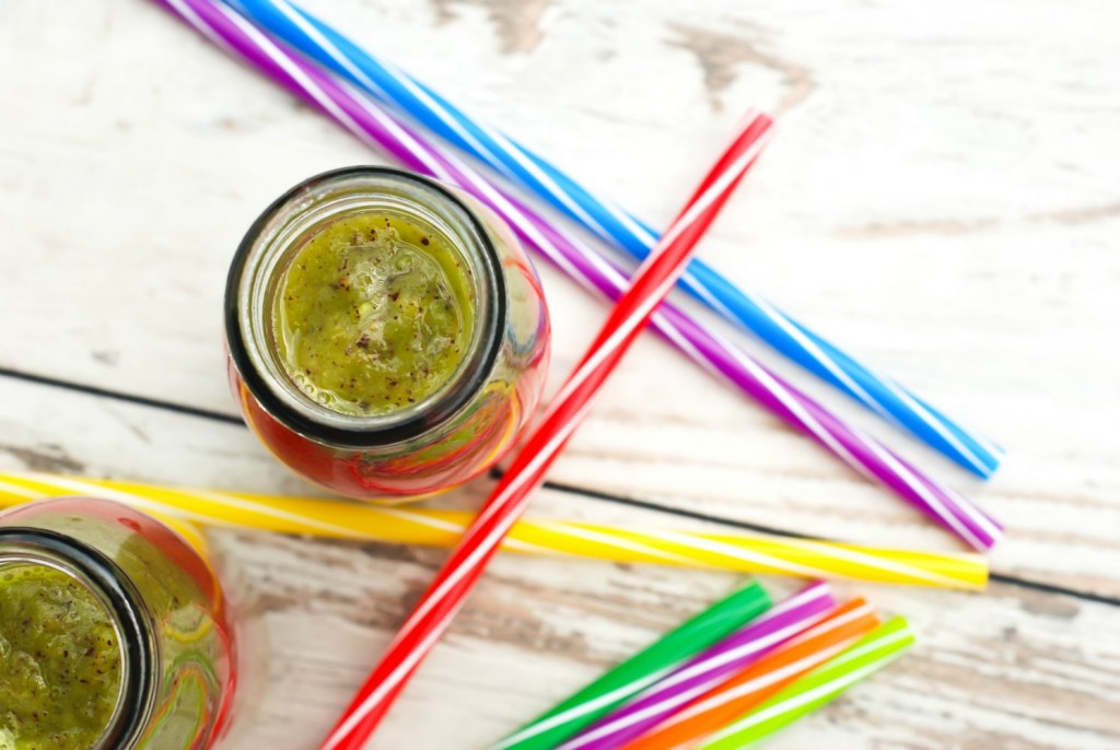 Triple Coloured Pure Fruit Smoothie