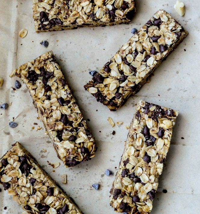 Chocolate Chip Walnut Granola Bars