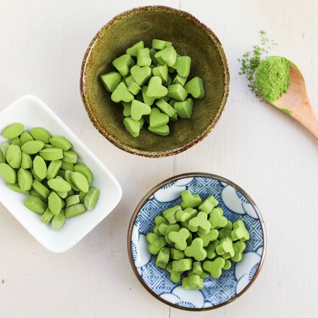 Lemon Matcha Mints