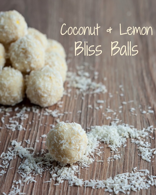 Lemon & Coconut Bliss Balls These tangy bliss balls have just enough sweetness to satisfy your sweet tooth cravings. They are refined sugar free and have a higher protein content thanks to the additional whey protein powder making them an ideal little healthy snack.