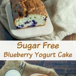 Sugar Free Blueberry Yogurt Cake