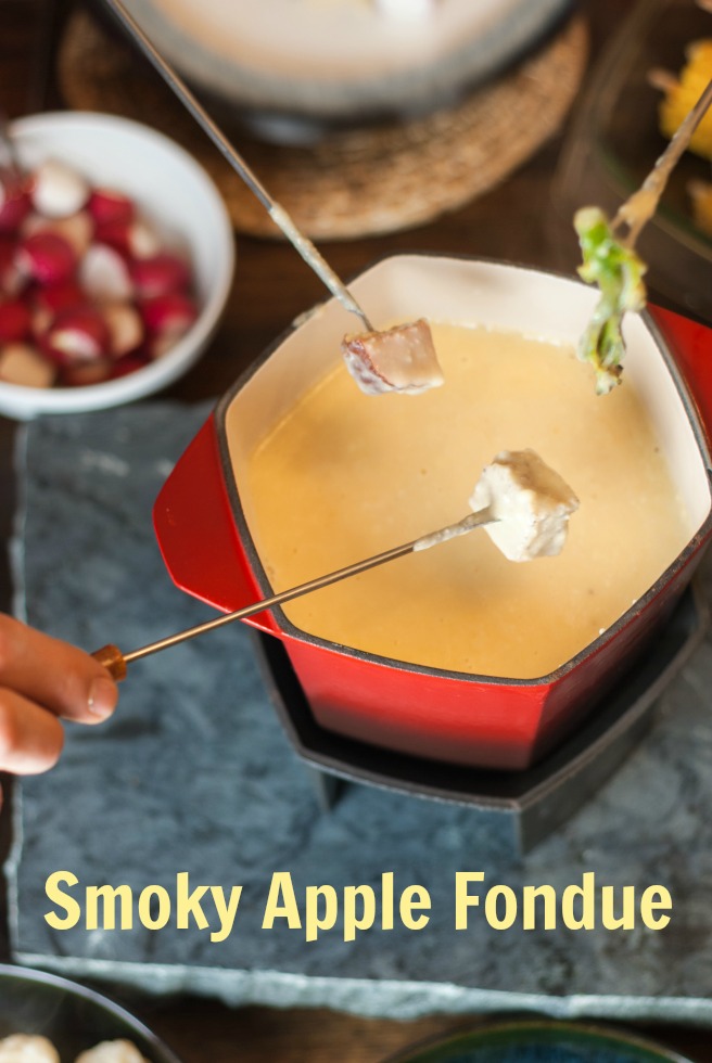 Fondue is a perfect dish to be served at any family and friends gathering. It’s easy to make and fun to eat. My cheesy goodness is super smoky, rich in flavour and I am sure it will appeal to any cheese lover out there.
