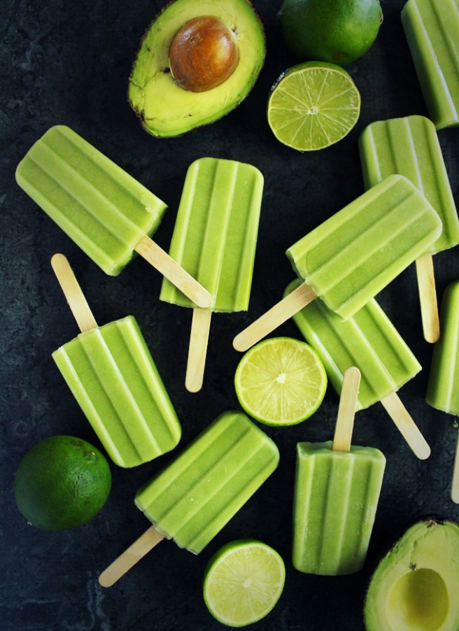 Avocado, Lime & Coconut Popsicle