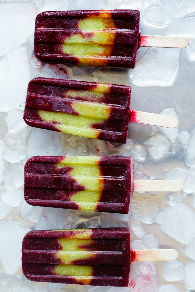 Blackberry, Fig & Sage Popsicles
