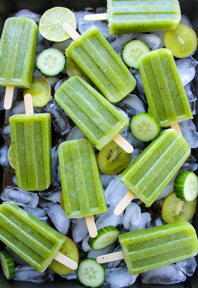 Cucumber, Lime & Mint Popsicle