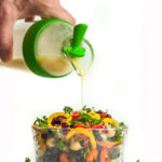 Chickpeas & Pomegranate Salad with Lime Dressing