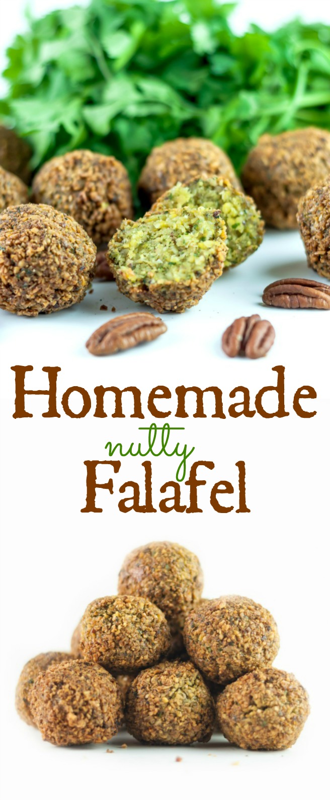 Super crunchy on the outside and light and fluffy inside, this falafel delivers a delicious flavour combination – fresh herbs, nuts with a wonderful spicy finish of ginger and chilli.