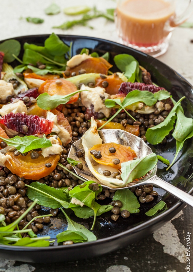 roast-beetroot-salad-with-lentils-fennel-and-blood-orange-in-a-blood-orange-dressing