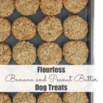 Flourless Banana and Peanut Butter Dog Treats