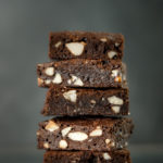 Triple Chocolate Almond Brownies