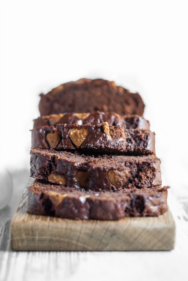 Banana bread taken to the next level – super rich yet light and moist with a deep chocolate flavour. One definitely not to be missed.