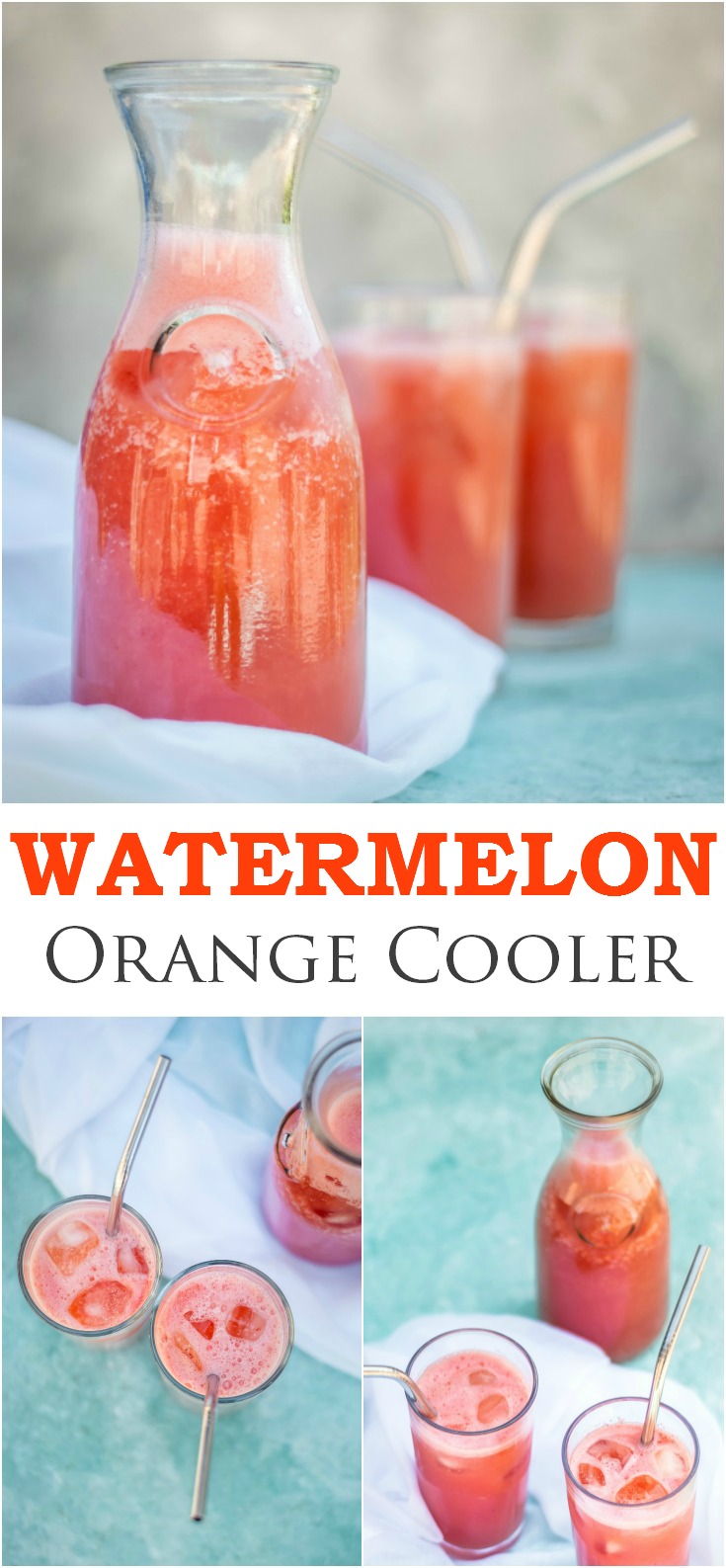 Refreshing, tasty and full of goodness, this watermelon and orange smoothie will quench even the biggest thirst.